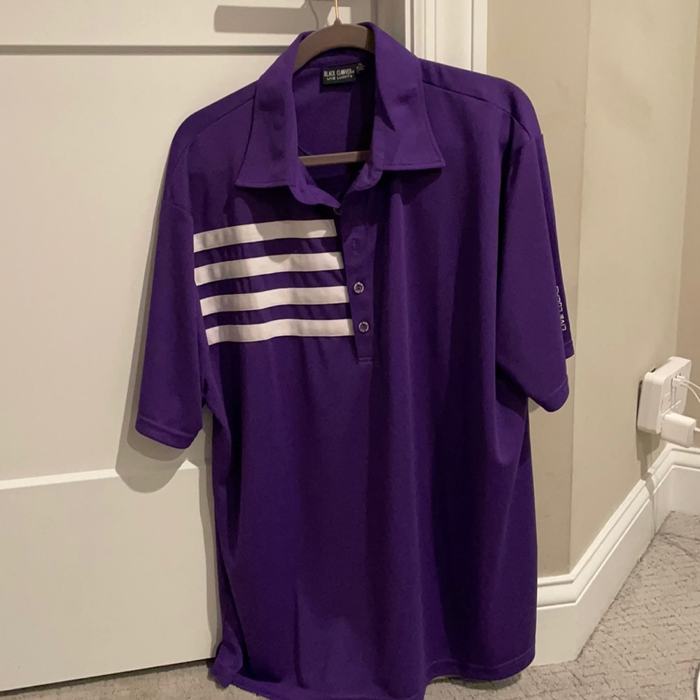 Black clover golf shirt